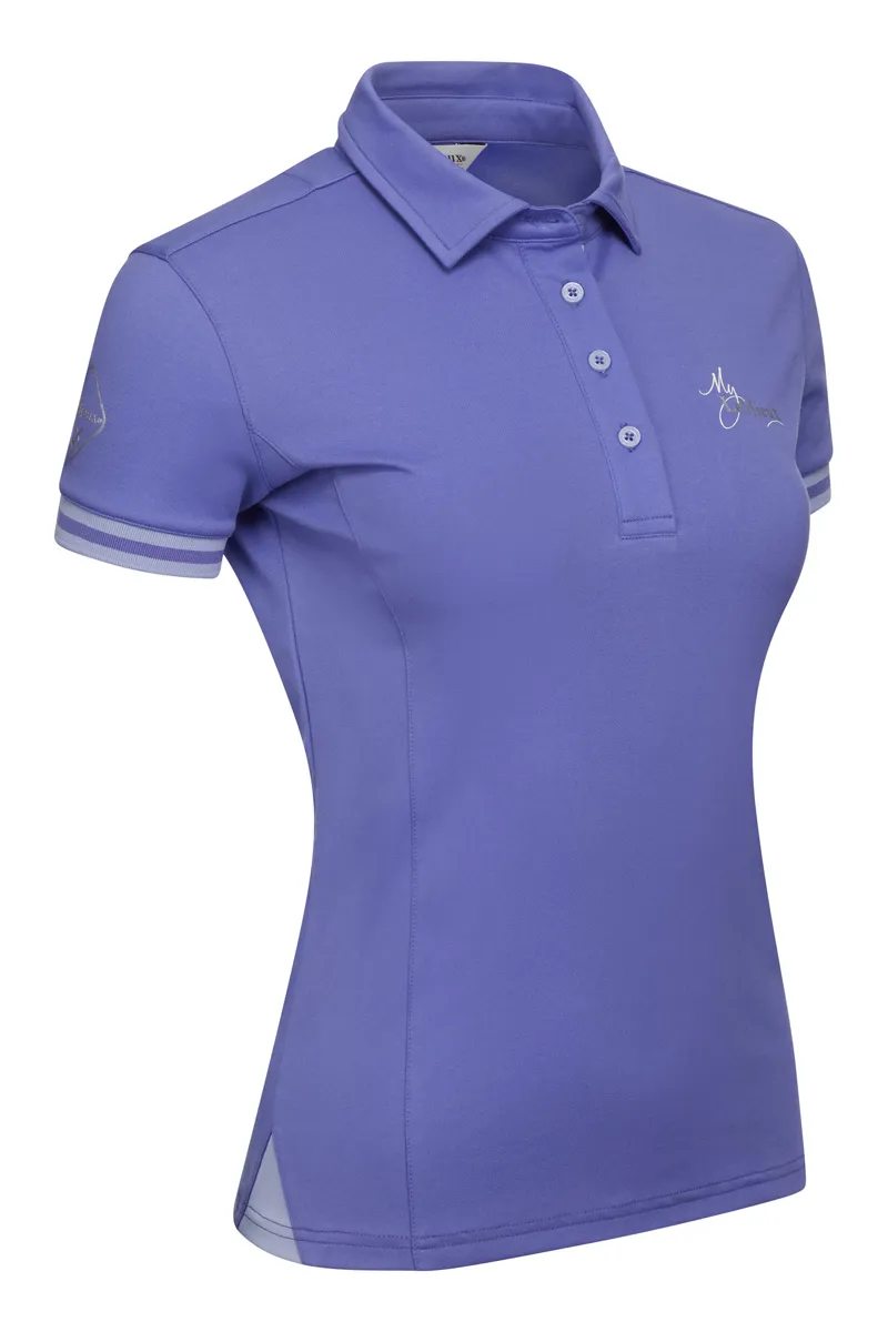 LeMieux Polo Shirt Ladies in Bluebell-2